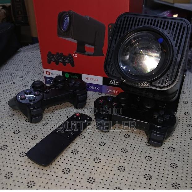 Home Projector/Video Gaming Wifi Android 13 Projector Portable Utra Hd - thumbnail 3