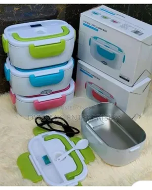 Electric Lunch Box With Silver Liner