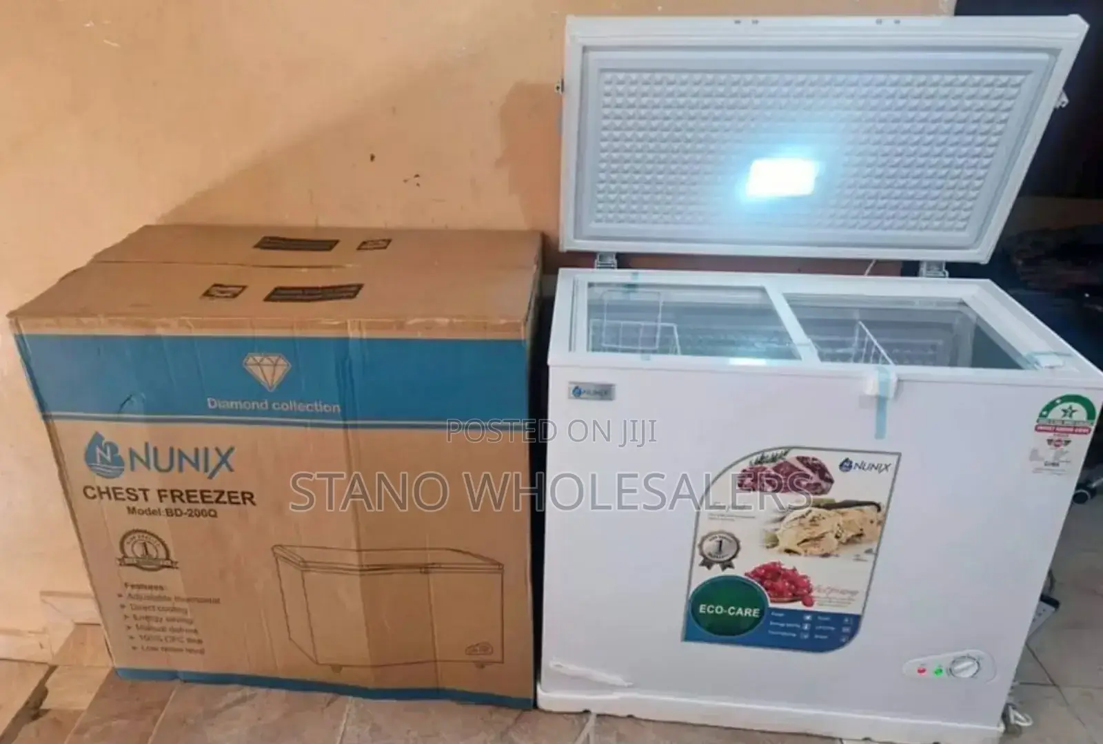 Freezing Nunix 200ltrs Chest Freezer