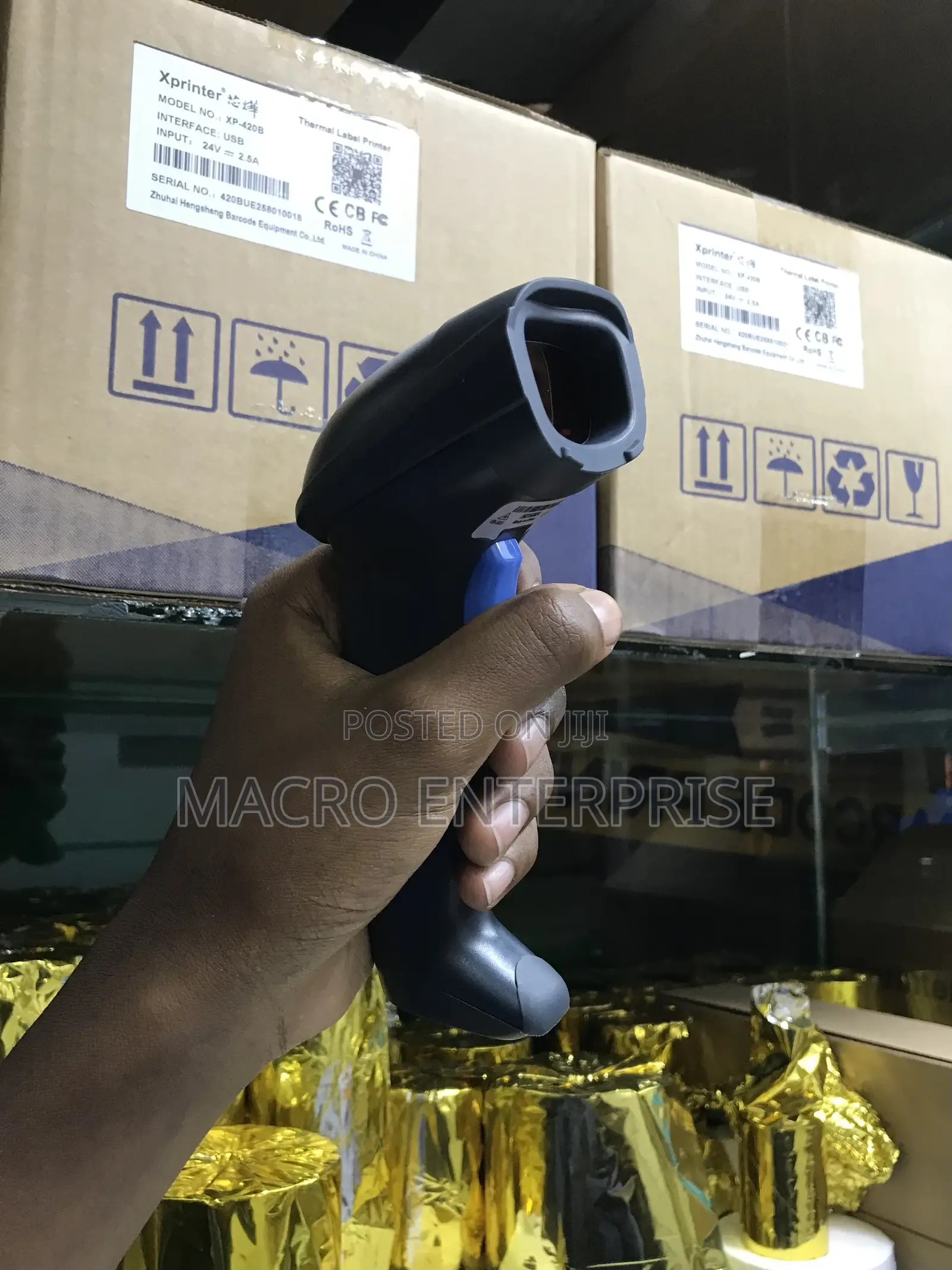 Syble 1d Wired Barcode Scanner - Handheld