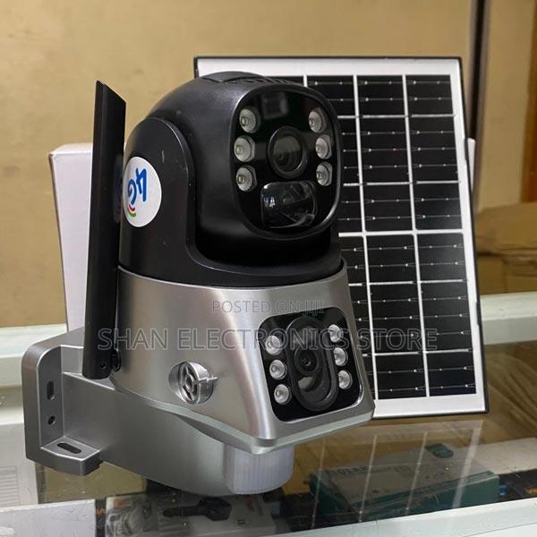 Dual Lens V380-Dual Lens 4g Solar Powered Battery PTZ Camera
