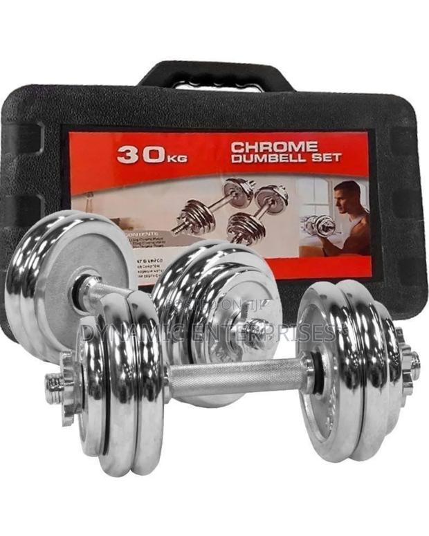 30kg Chrome Dumbells - main view