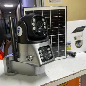 V380 Pro Solar Powered 4g Simcard PTZ Dual Lens Wireless CCTV Camera