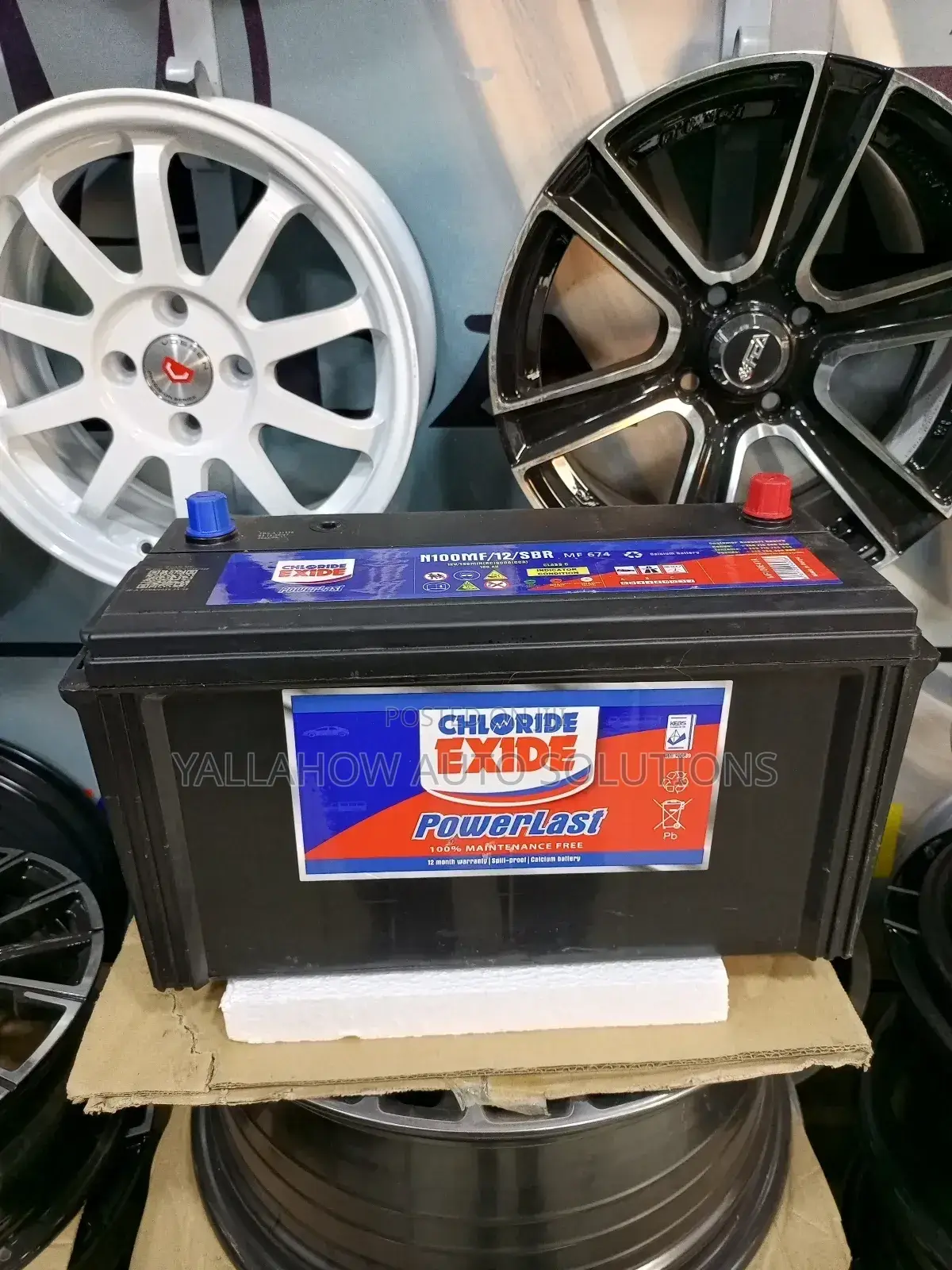 N100 Chloride Exide Battery – Powerful, Durable Maintenance Free