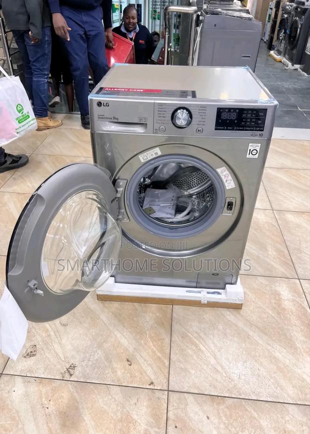 Lg 9kg Front Load Wash And Spin Washing Machine - main view