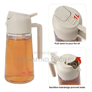 Oil Dispenser/Spray or Pour Glass Oil Dispenser