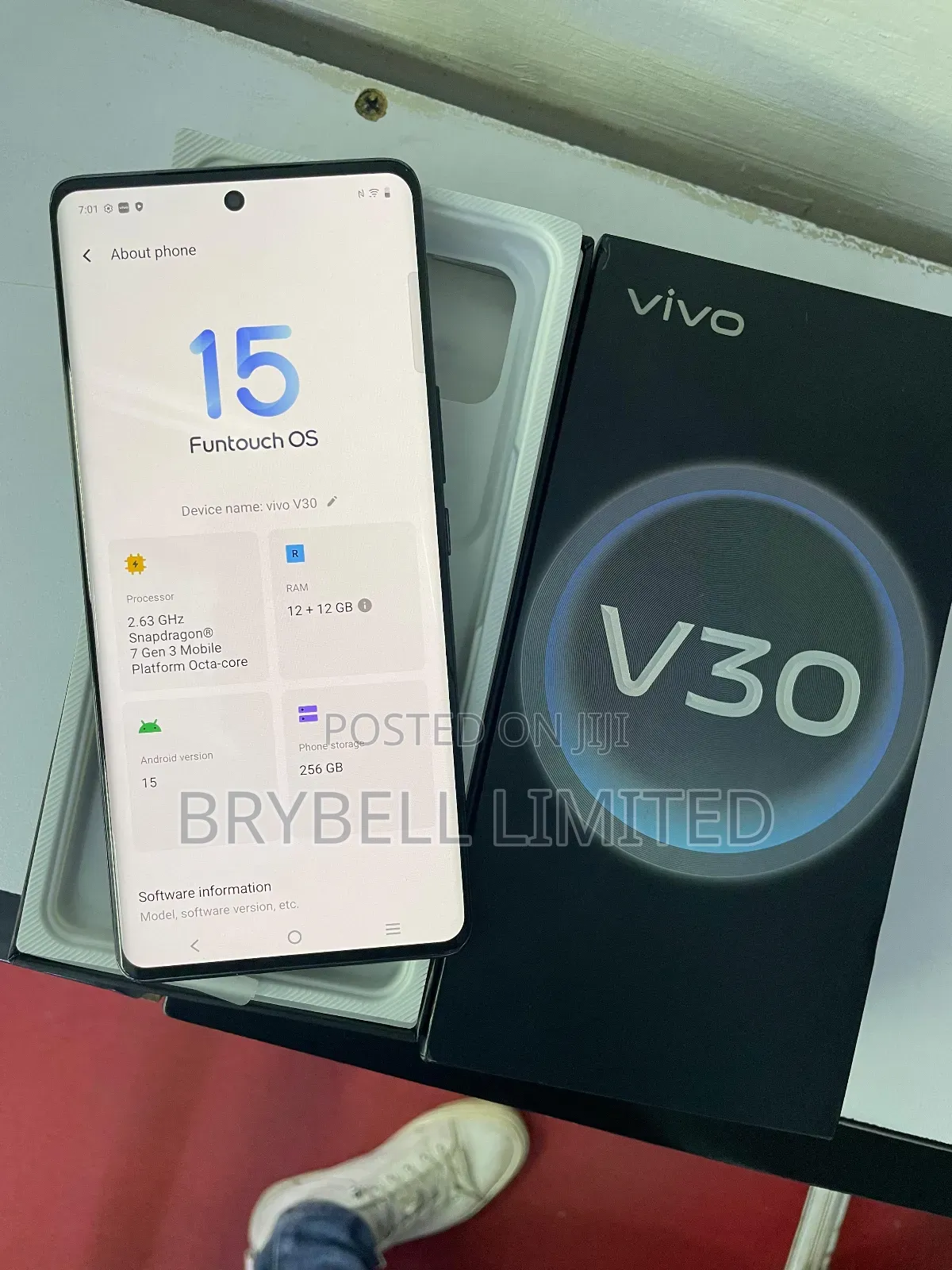 Vivo V30 Lite 256 GB Blue