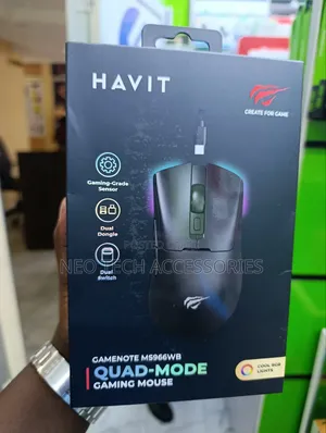 Havit Gamenote Ms966wb Quad-Mode Gaming Mouse With Cool RGB Lights