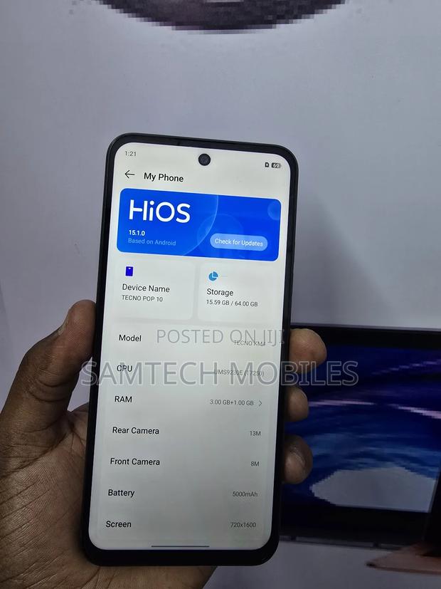 Tecno Pop 10 64 GB Gray - thumbnail 2