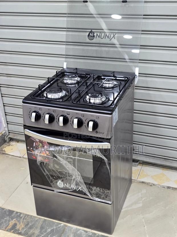 Cooker, Nunix Standing Cooker 4gas Burner +Gas Oven 50×50