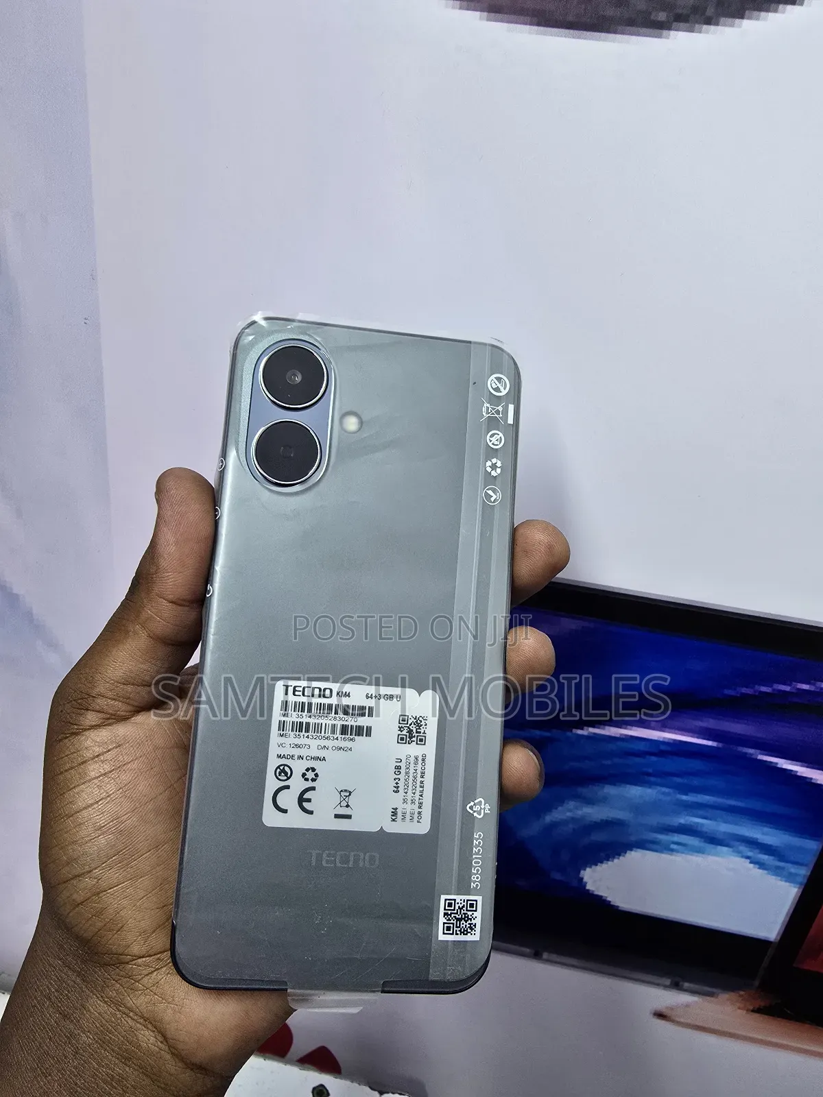 New Tecno Pop 10 64 GB Gray