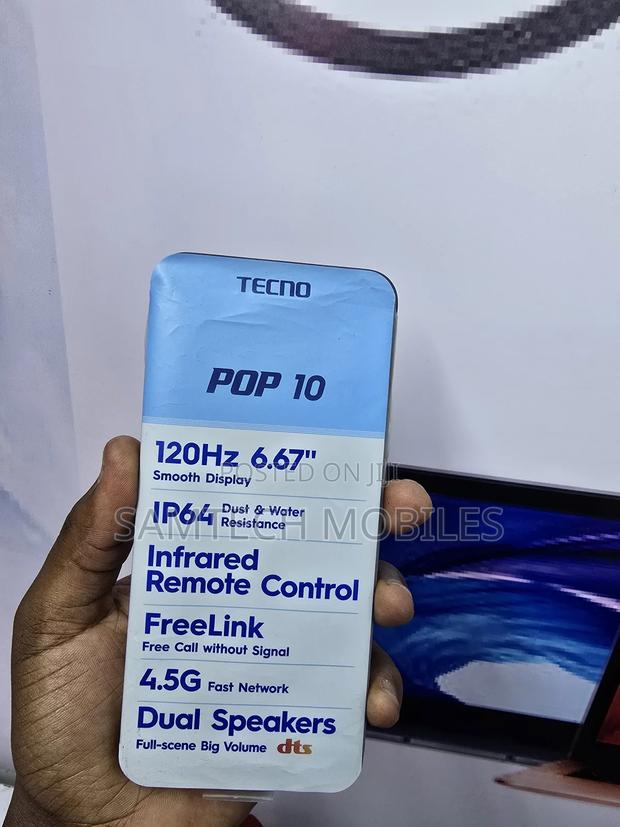 New Tecno Pop 10 64 GB Gray - thumbnail 3