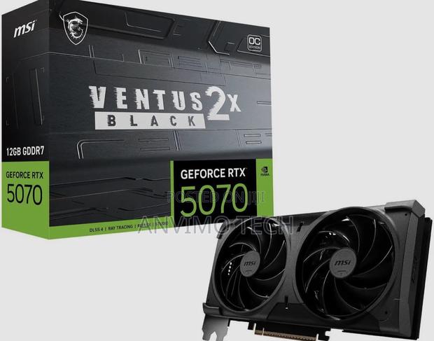 Msi Ventus Geforce RTX 5070 12gb Gddr7 Pci Express 5.0 Atx Video Card