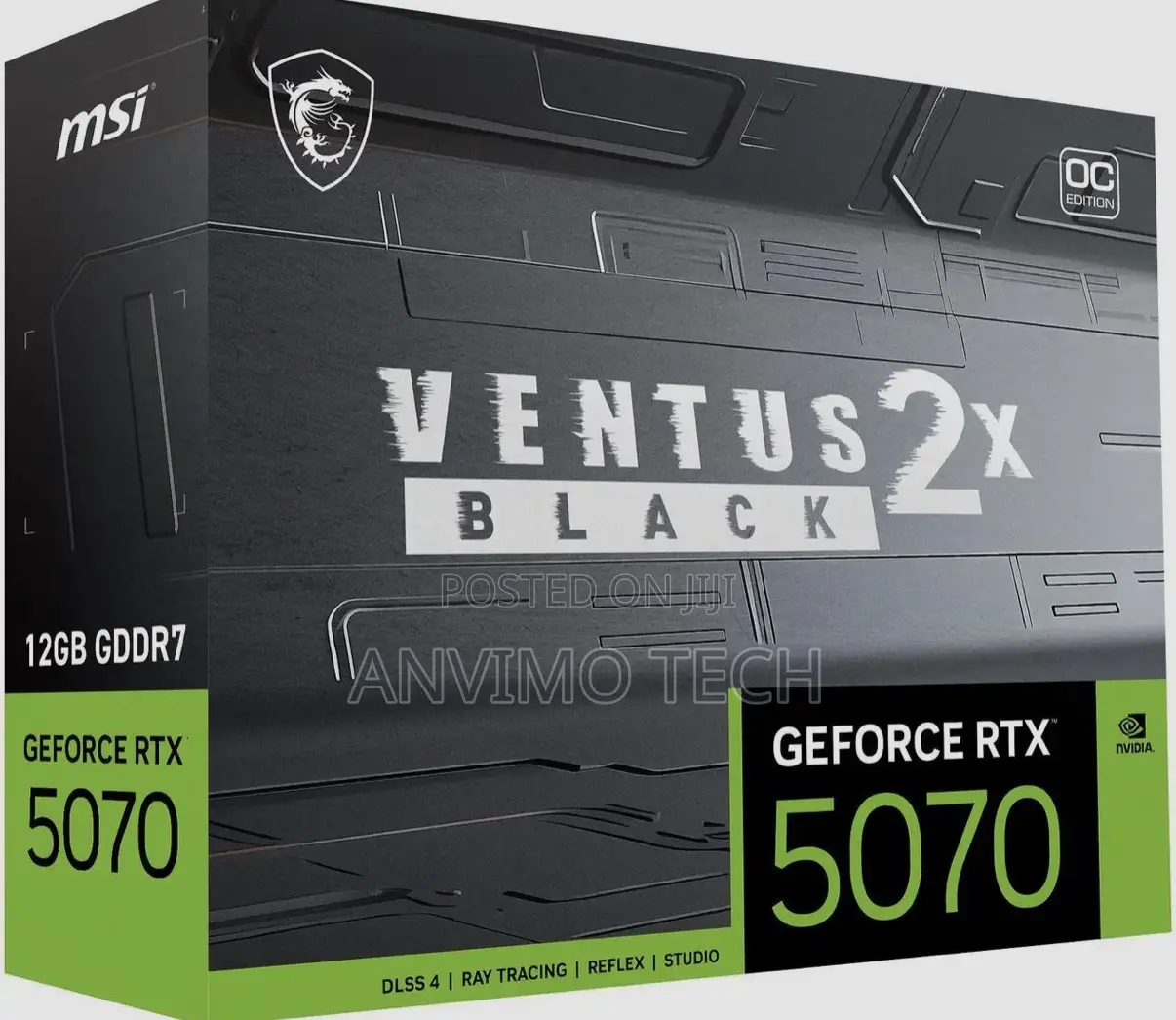 Msi Ventus Geforce RTX 5070 12gb Gddr7 Pci Express 5.0 Atx Video Card