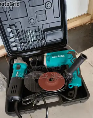 Makita Combo Set (4.5" Angle Grinder+Drill)
