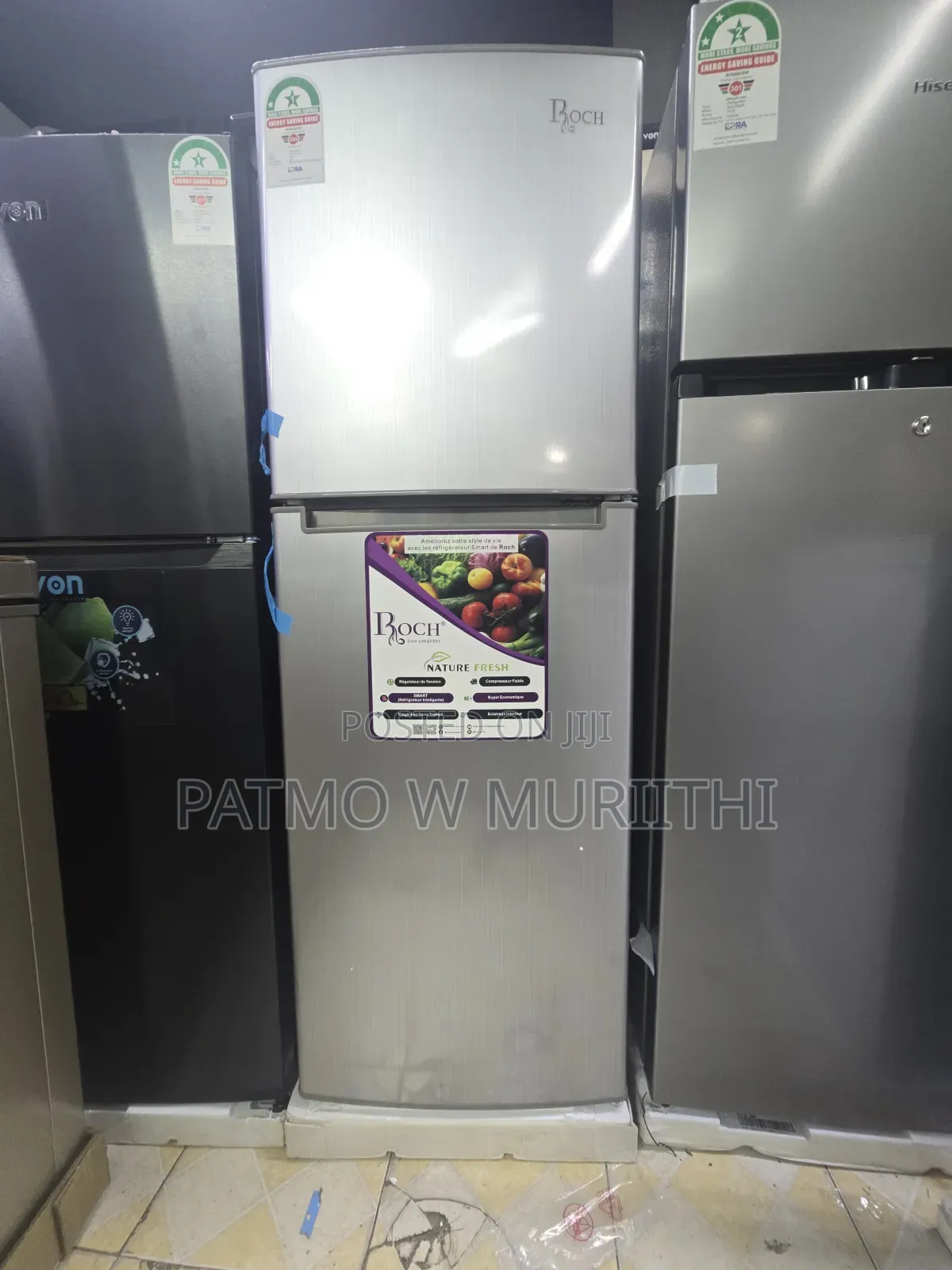 Fridge, Roch 134l Fridge Double Door Direct Cool