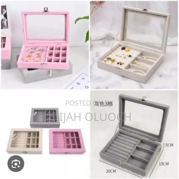 Ld1016 Velvet Jewelry Organizer Box - thumbnail 3