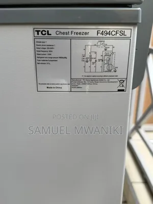 TCL Chest Freezer 380 Liters