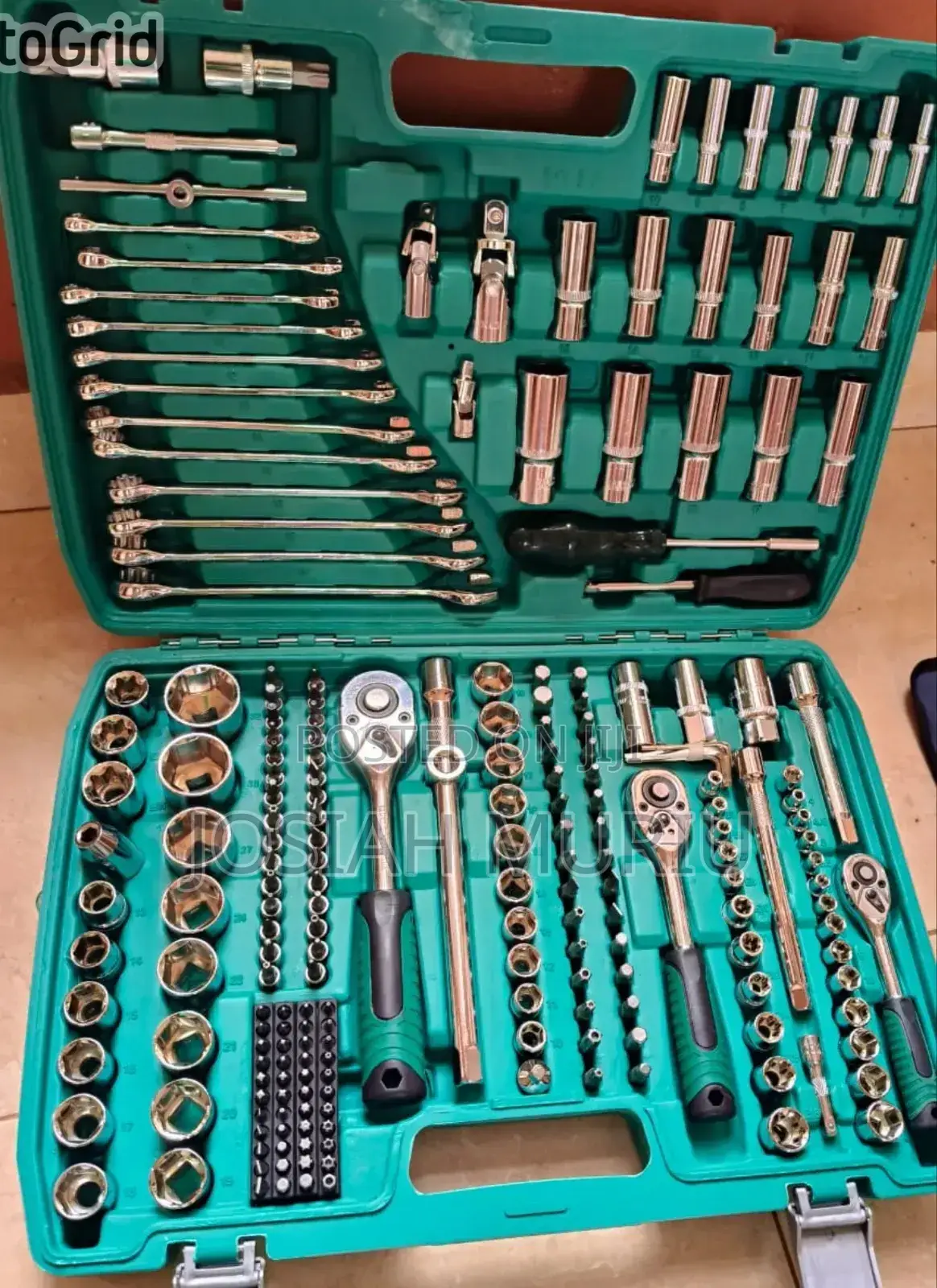 216pcs Chrome Socket Wrenches Mechanical Toolset