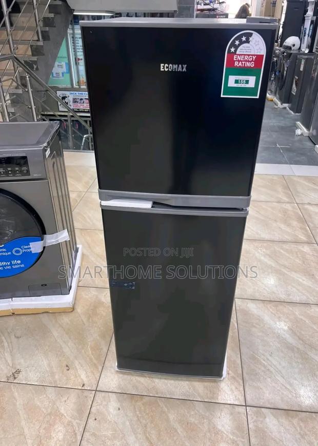Ecomax 138 Litres Dark Silver Double Door Refrigerator