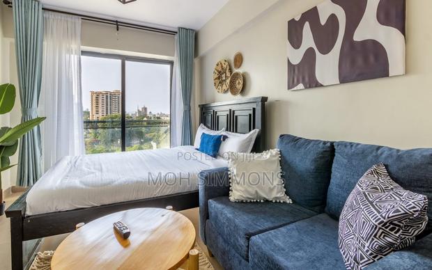 Fully Furnished Airbnb Studio Nairobi West With a View of the City