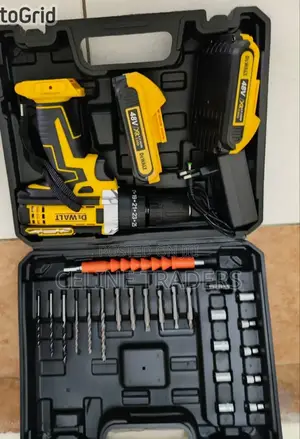 48v Dewalt Cordless Drill Set With Bits