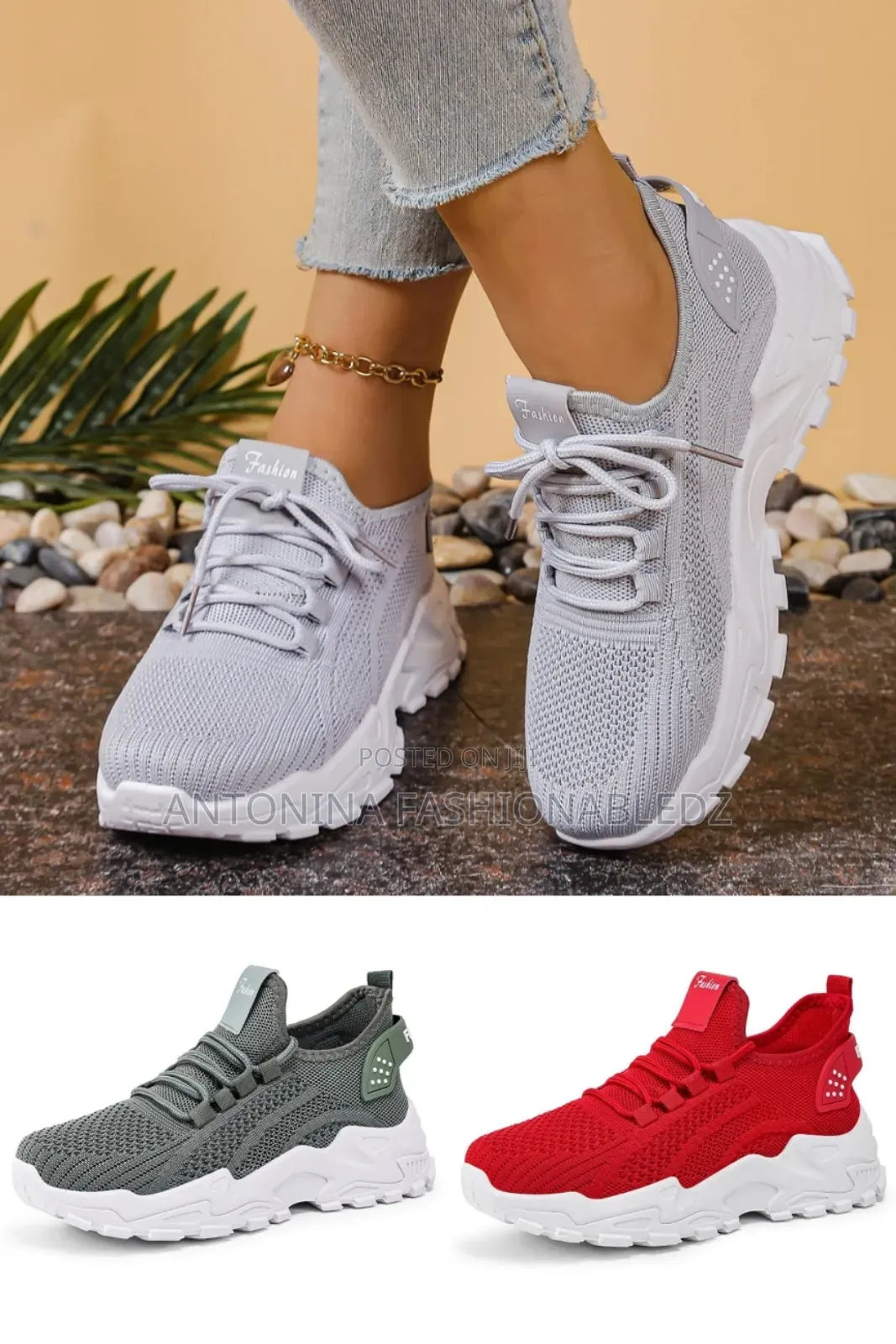 Ladies Cute Breathable Sneaker