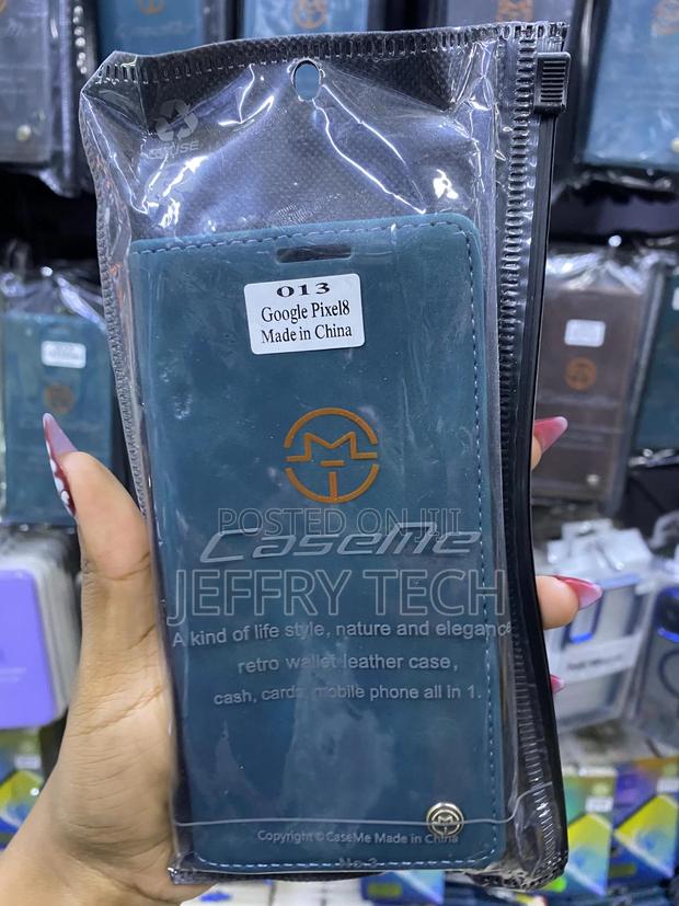 Hepsaa Google Pixel 8 Pu Leather Flip Casme Case With Card Holder - thumbnail 3