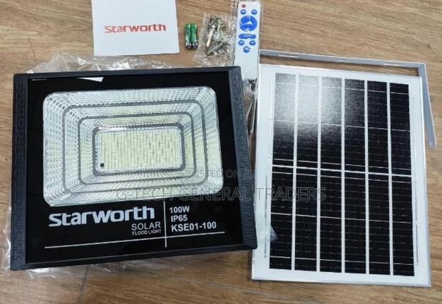 Starworth 100w Solar Flood Light - main view
