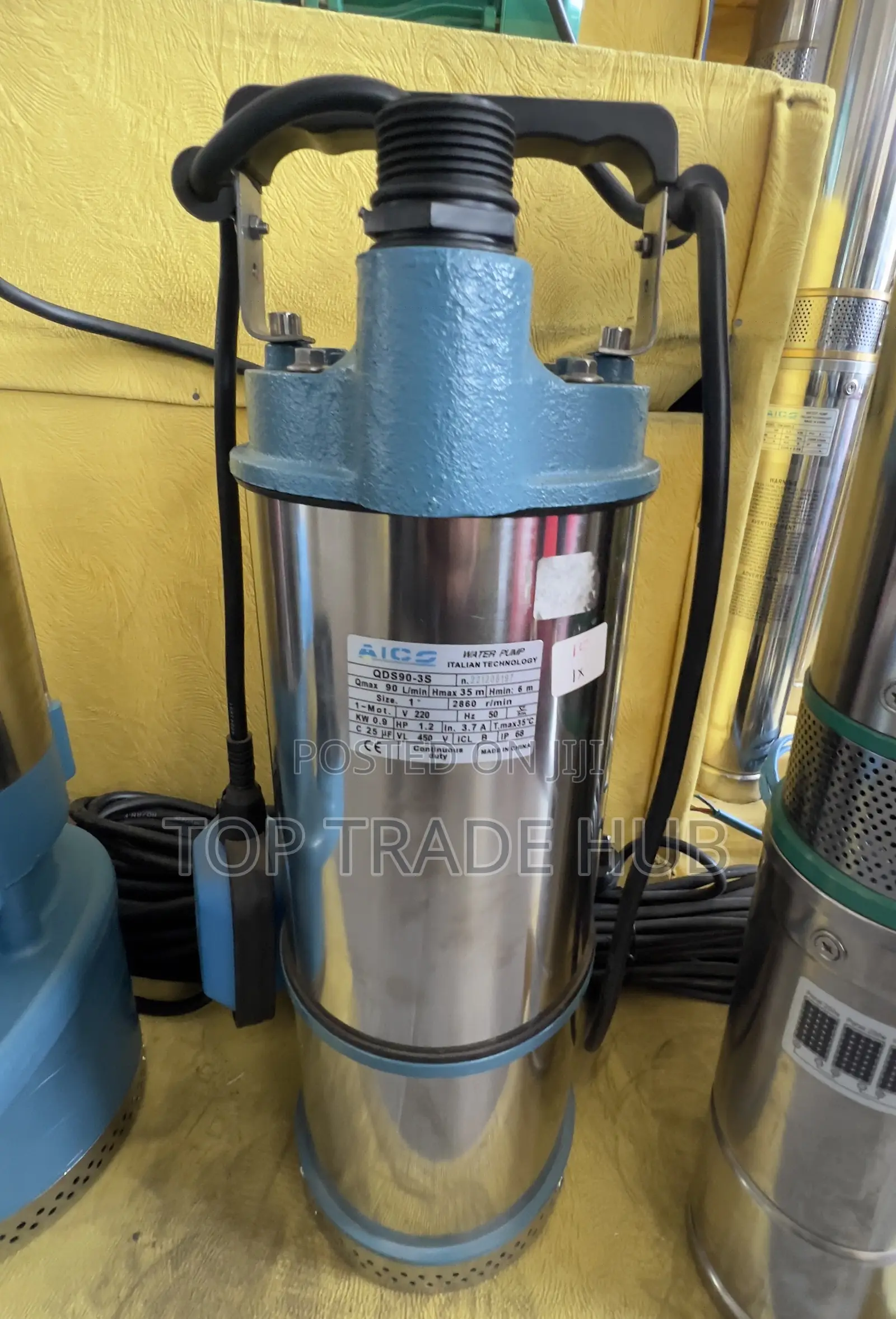 Aico Japan Qds90-3s Non-corrosive Submersible Pump 35m