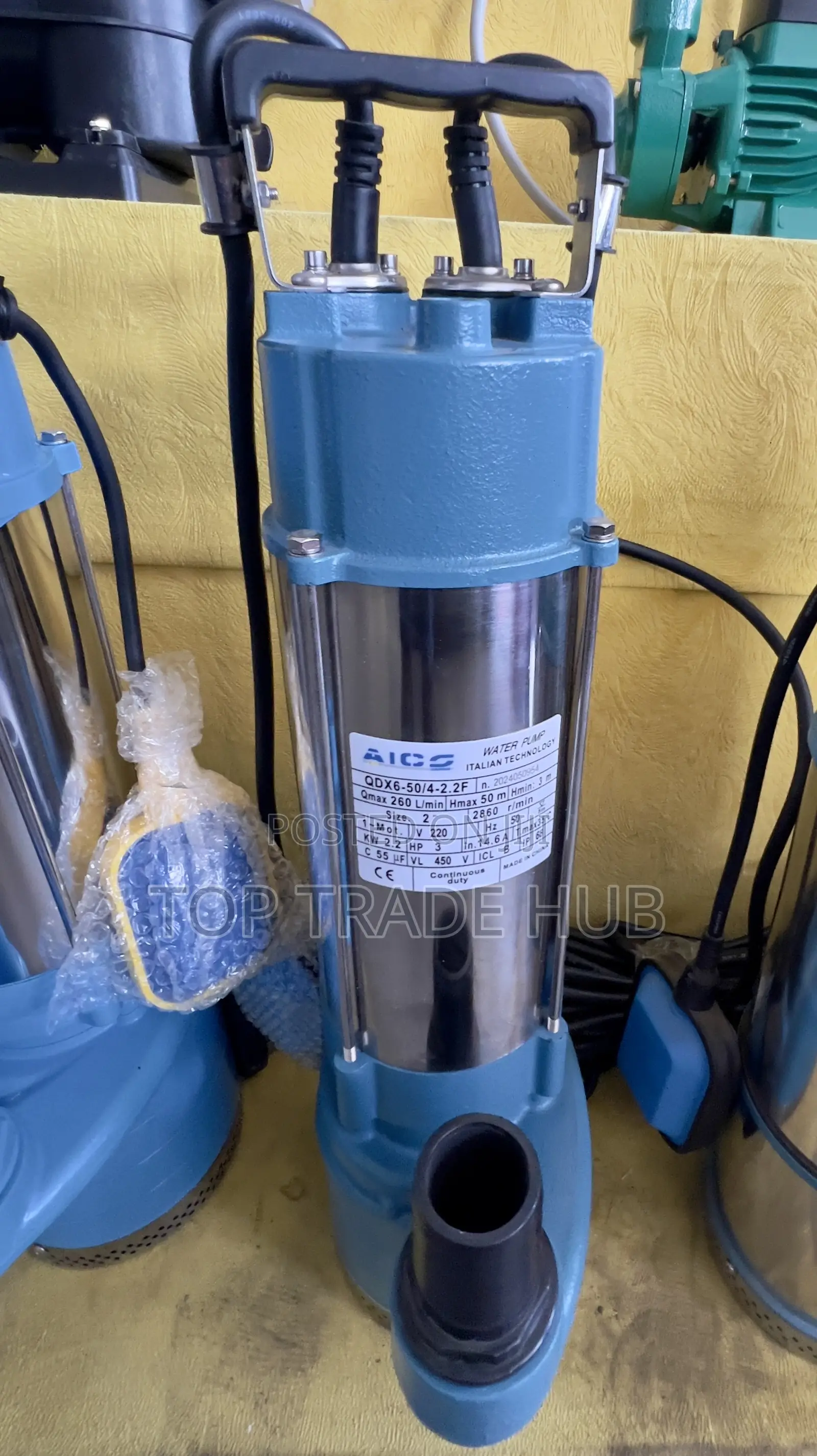 Aico Japan Shallow Well Submersible Water Pump 3hp 50m Head