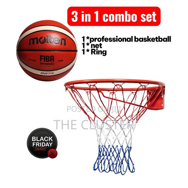 Professional Basketball Plus Ring Plus Net