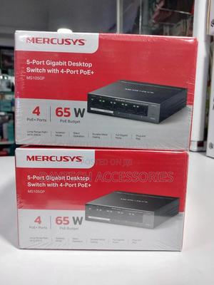 Mercusys Ms105gp 5 Port Gigabit Network Switch With 4-Port Poe+ 65w. - thumbnail 2