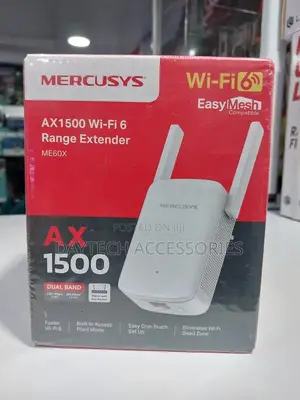 Mercusys Ax1500 Wi-Fi 6 Range Extender Dual Band.