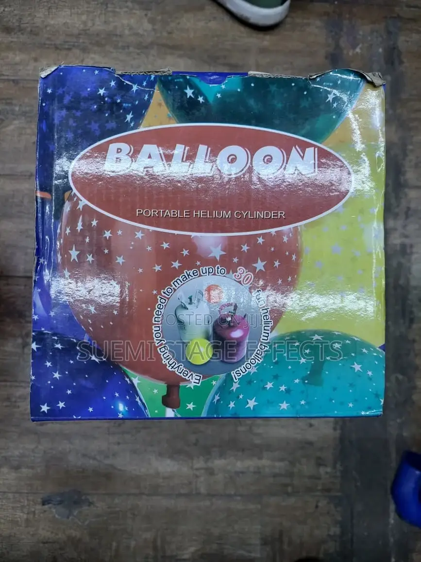 Portable Helium Cylinder for 30 Balloons – Easy Safe