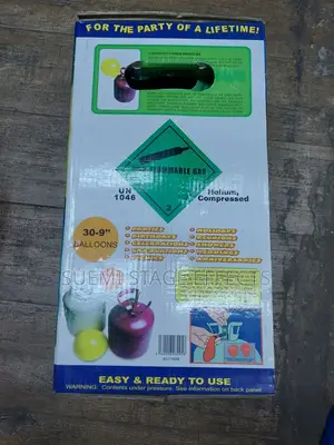 Portable Helium Cylinder for 30 Balloons – Easy Safe