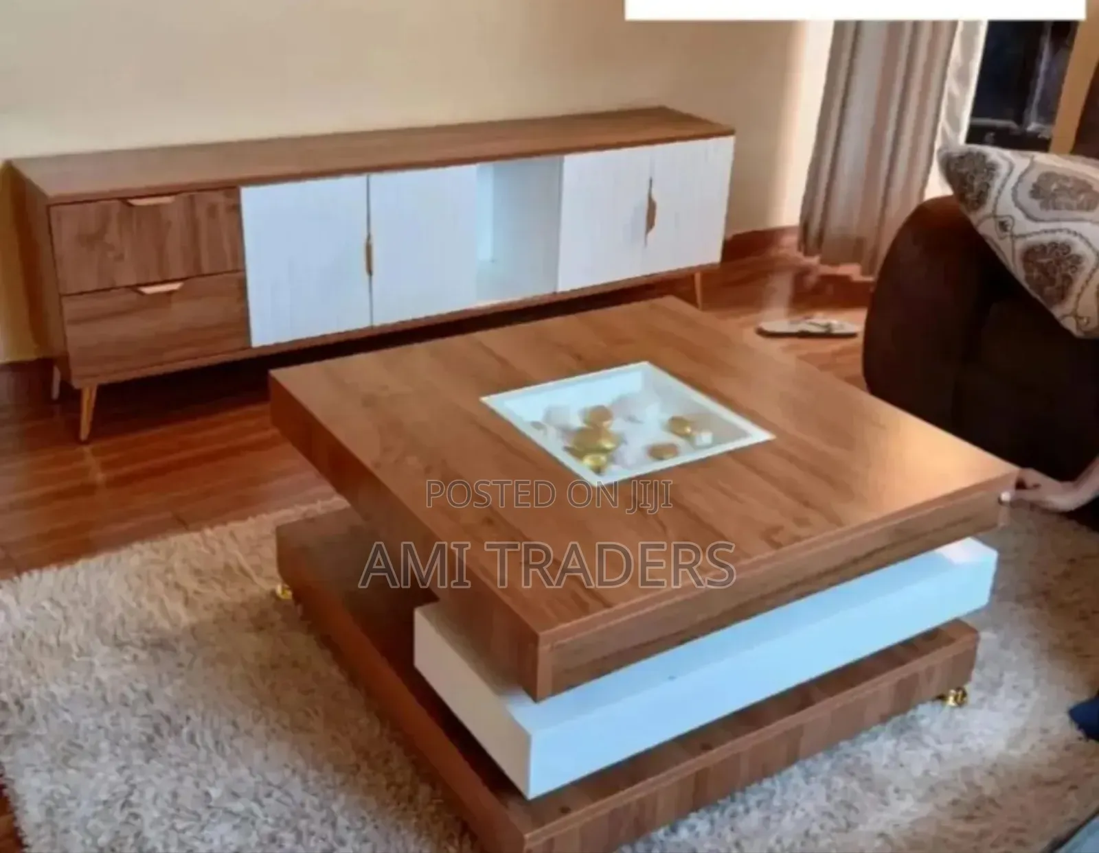 Malta Natural Tv Stand Coffee Table