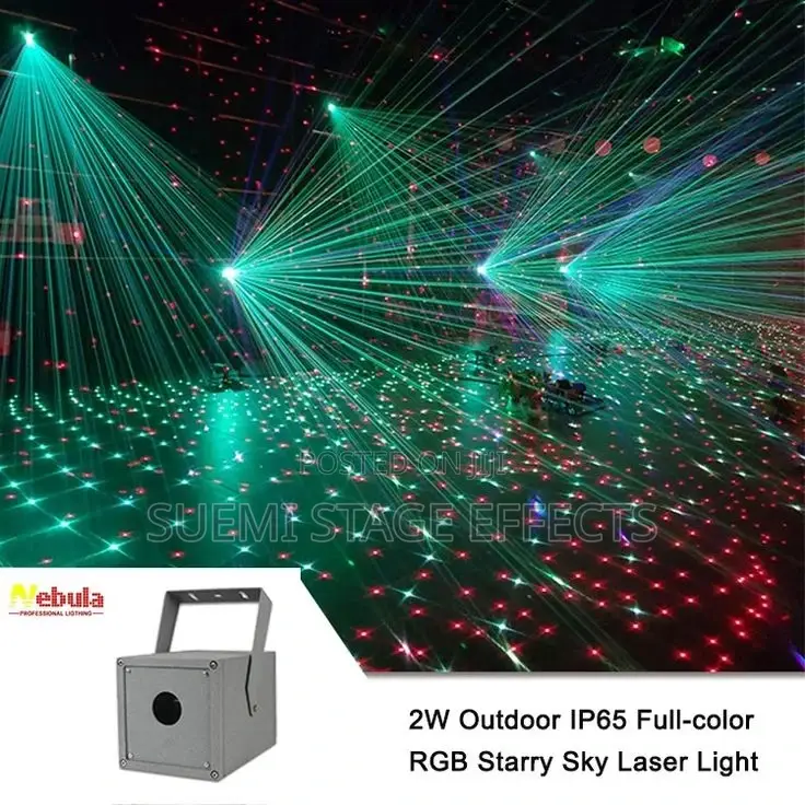 Mini Laser Stage Light – Sound, Auto Strobe Modes for Parties