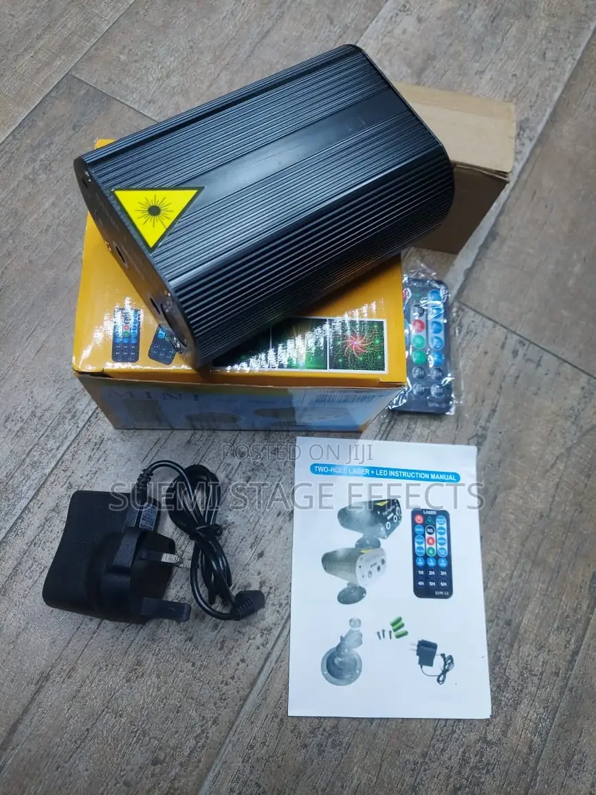 Mini Laser Stage Light – Sound, Auto Strobe Modes for Parties