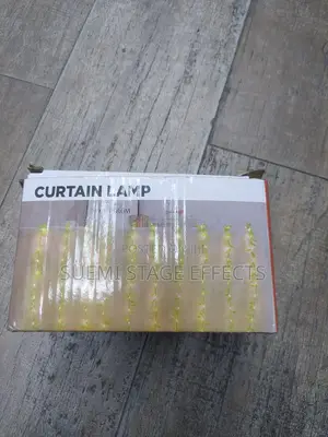 Leaf-Design Curtain Lamp – Elegant Ambient Lighting for Home Events