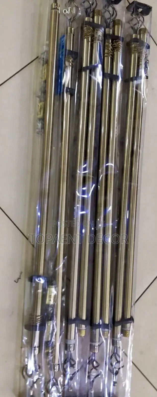 Build To Hold  Made To Last Antic Gold Adjustable Curtain Rods