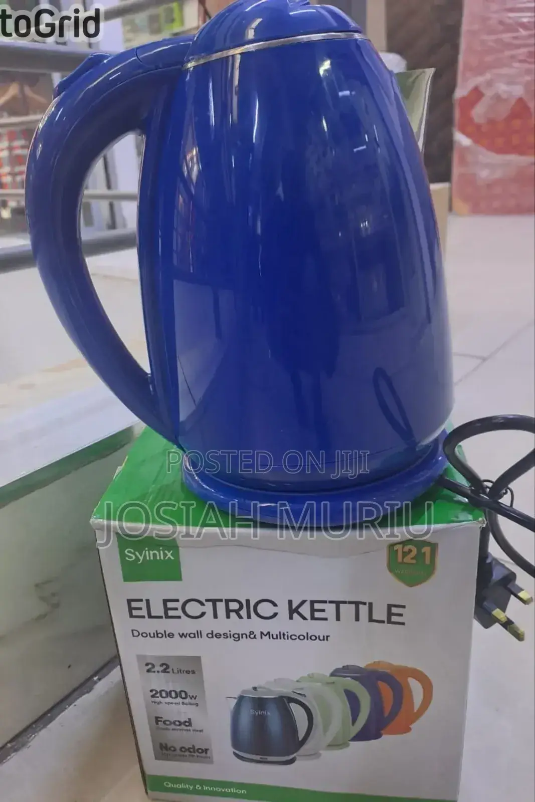 Syinix 2.2l Electric Water Kettle