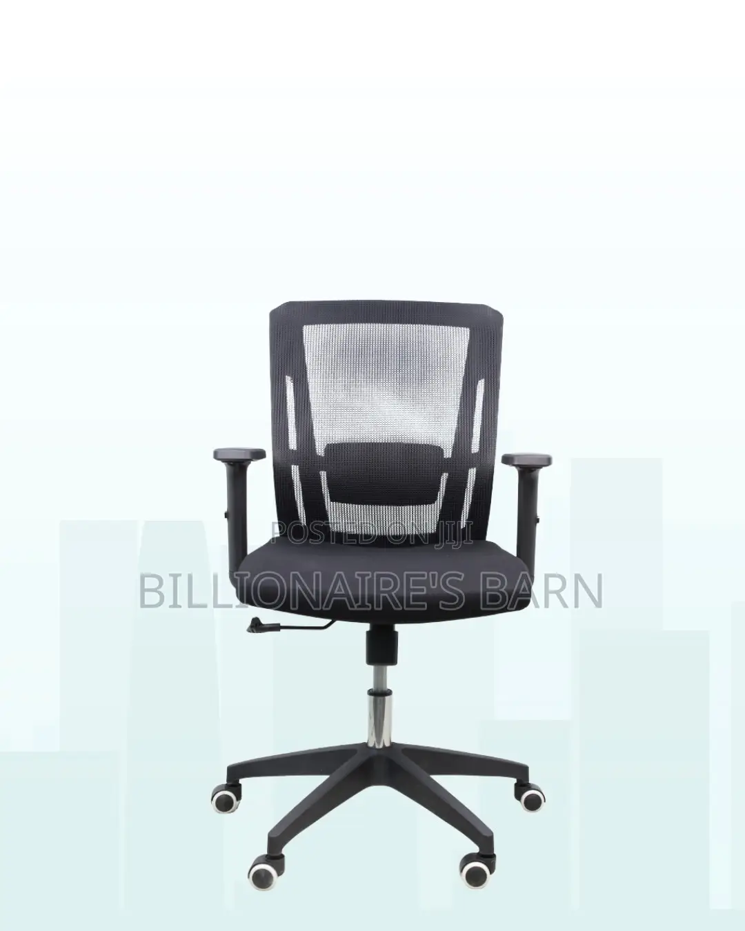 The Barn Origin Mid-Back Chair | Nylon Base, Everyday Comfort