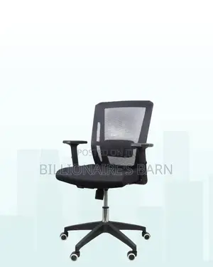 The Barn Origin Mid-Back Chair | Nylon Base, Everyday Comfort