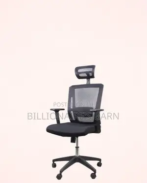 Ergonomic Mesh Office Chair | Nylon Base, Solid Support