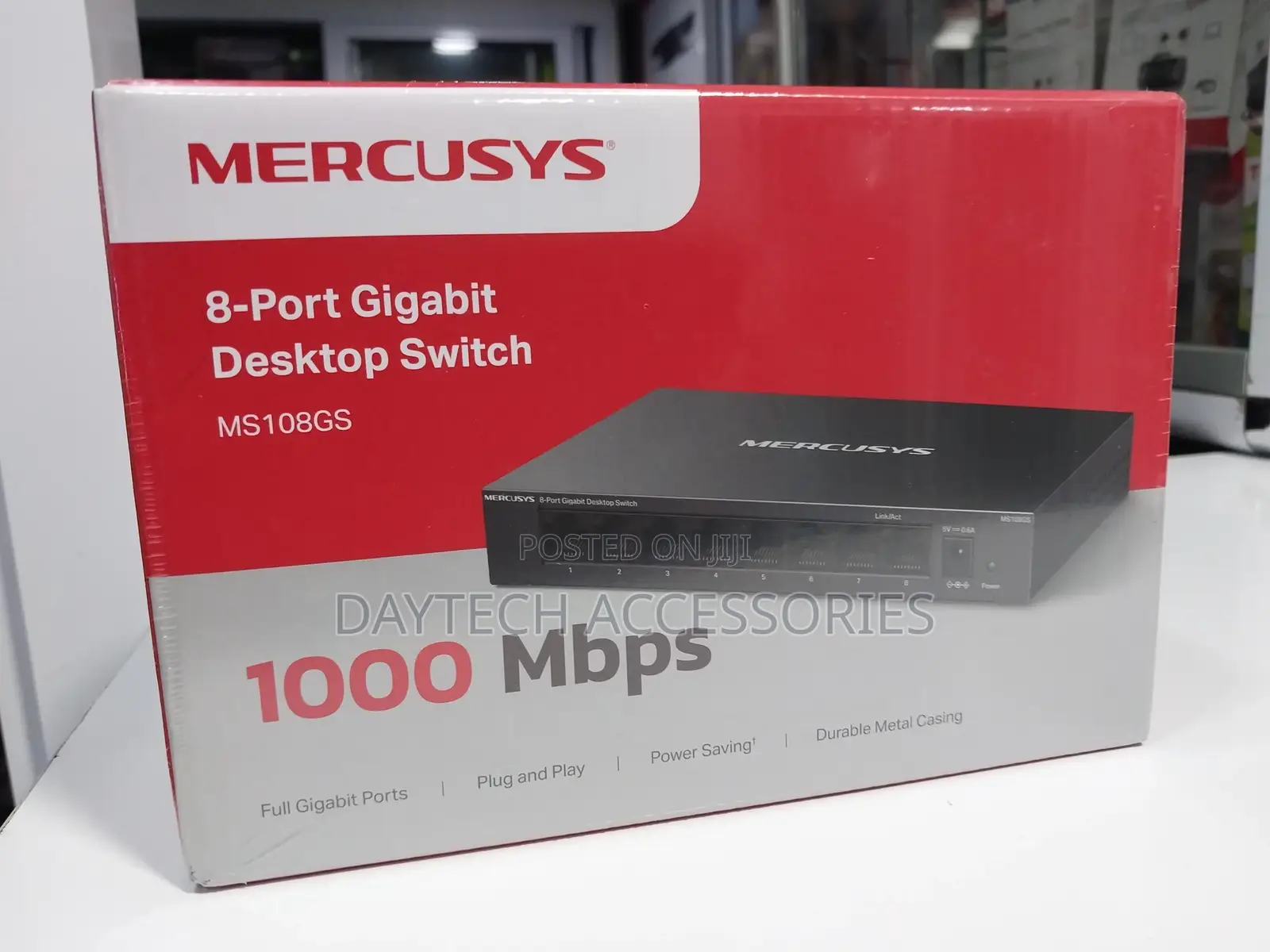 Mercusys 8 Port Gigabit Computer Switch, 8 Portsmbps
