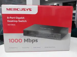 Mercusys Ms108g - 8-Port Gigabit Ethernet Desktop Switch – Plug Play