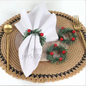 6pc Christmas Napkin Rings