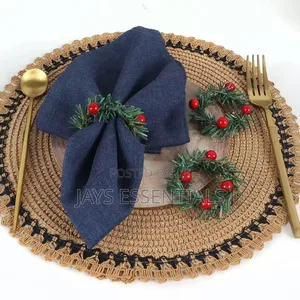 6pc Christmas Napkin Rings
