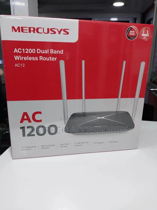 Mercusys Ac12 Router Wifi Dual Band Ac1200 - thumbnail 2